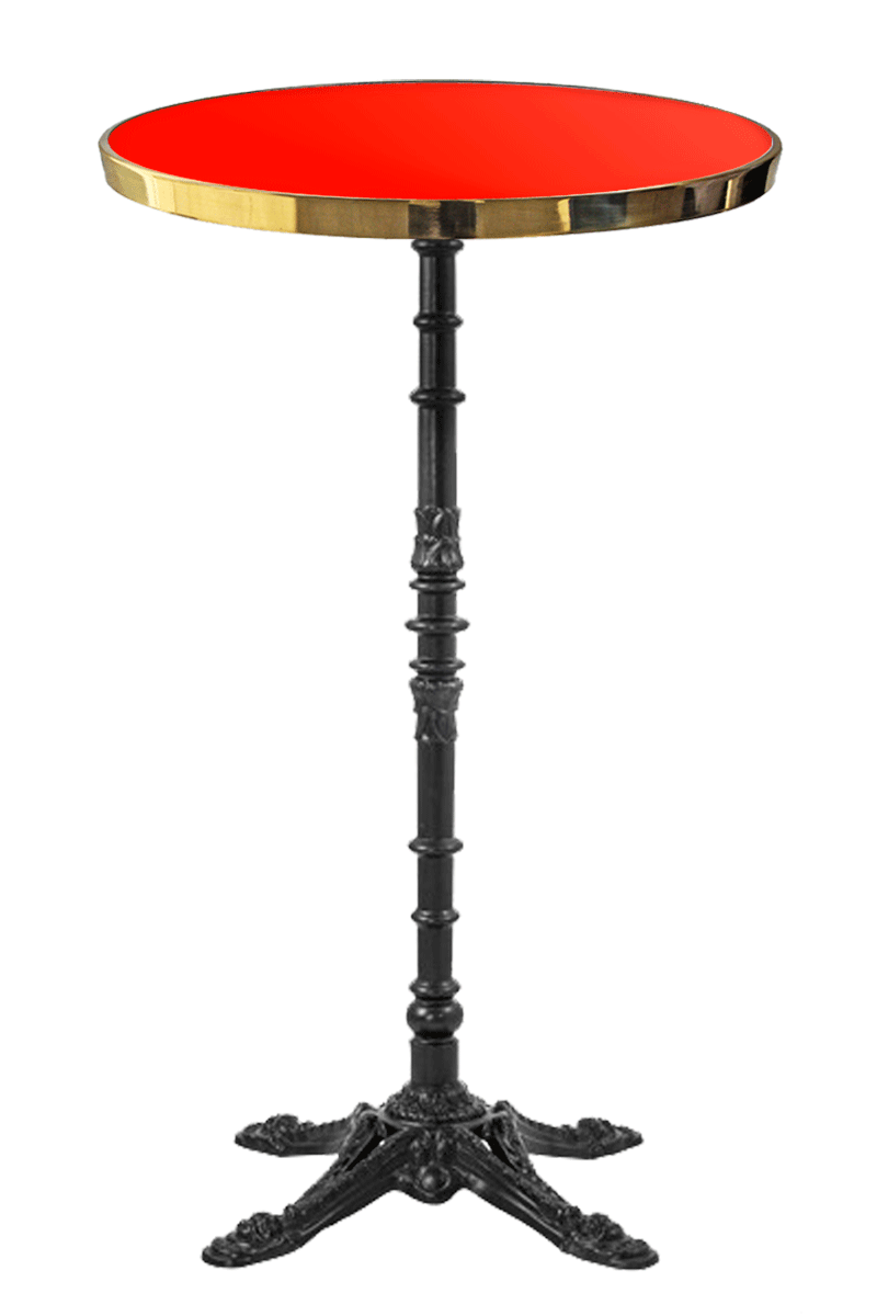 Mesa Bistrô Alta Redonda Esmaltada 110 cm Mesa Bistrô Alta Redonda Esmaltada 110 cm