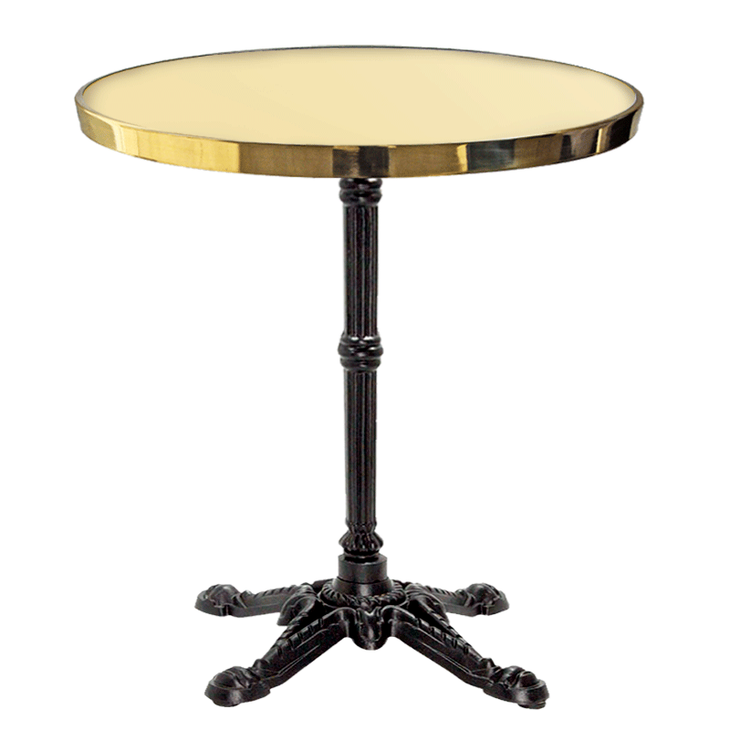 Mesa Bistrô Redonda Esmaltada 77 cm Mesa Bistrô Redonda Esmaltada 77 cm