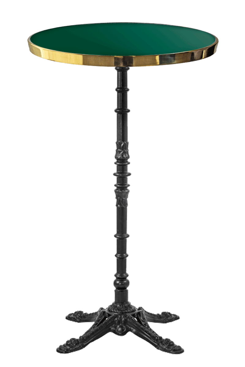 Table de Bistrot Ronde Émaillée 110 cm Table de Bistrot Ronde Émaillée 110 cm