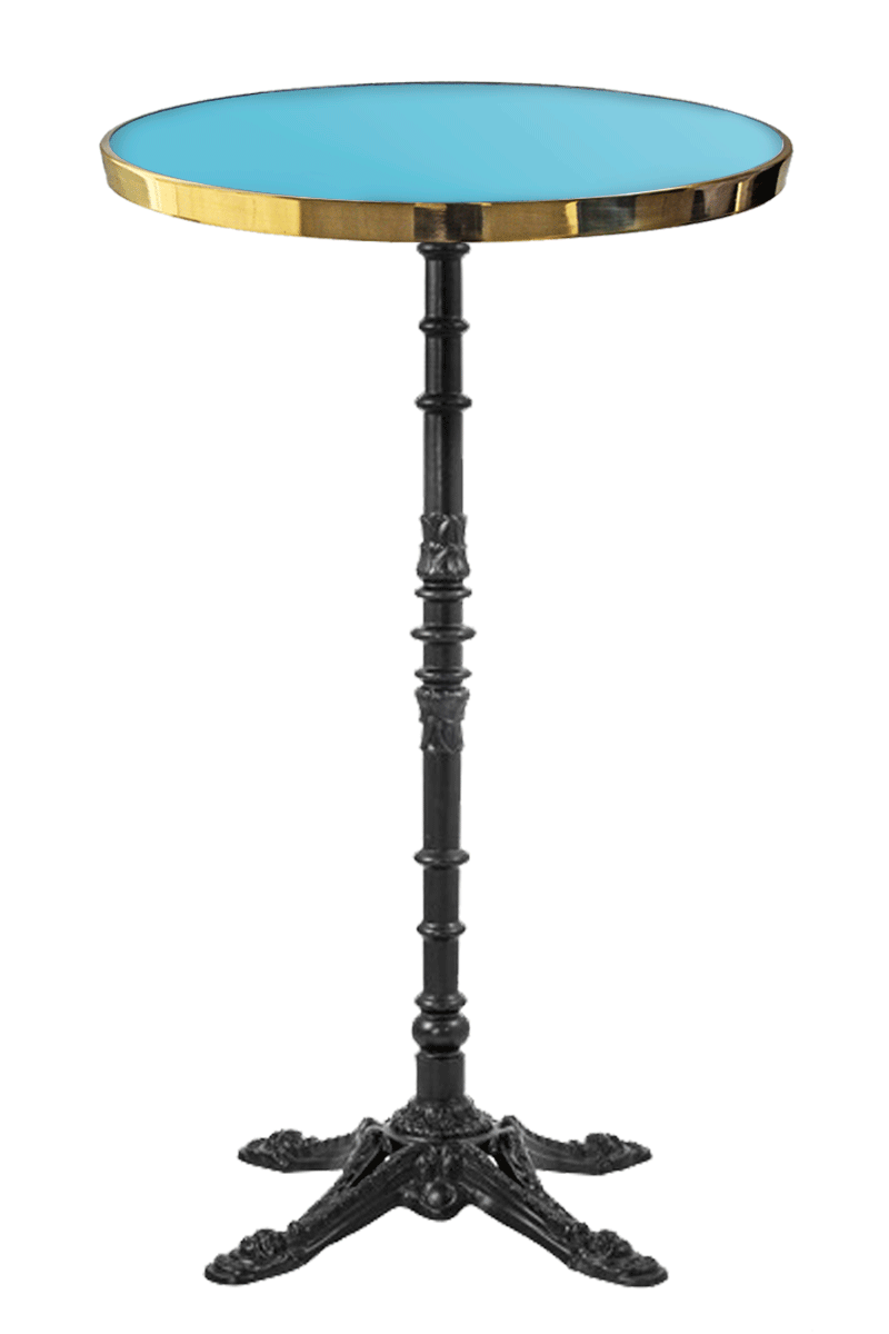 Mesa Bistrô Alta Redonda Esmaltada 110 cm Mesa Bistrô Alta Redonda Esmaltada 110 cm