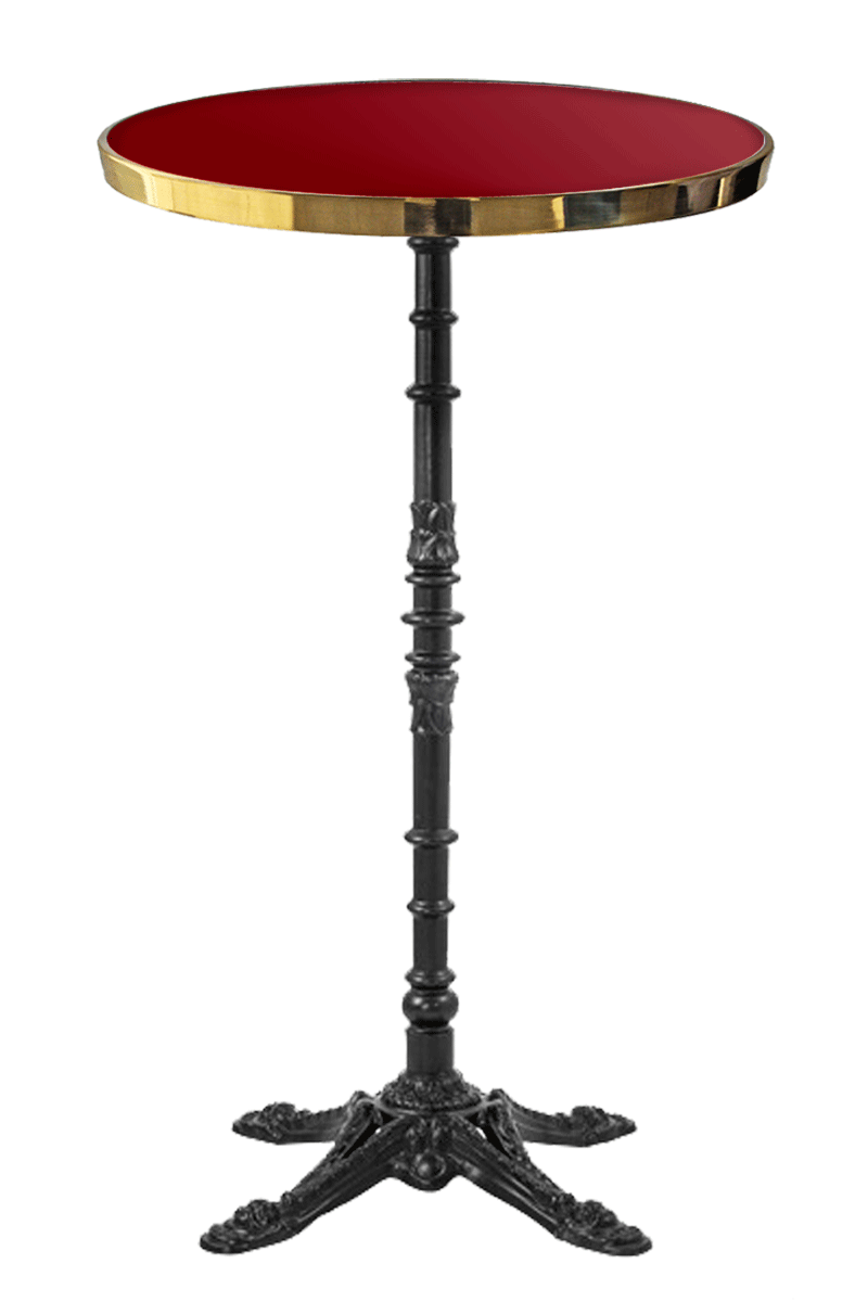 Mesa Bistrô Alta Redonda Esmaltada 110 cm Mesa Bistrô Alta Redonda Esmaltada 110 cm