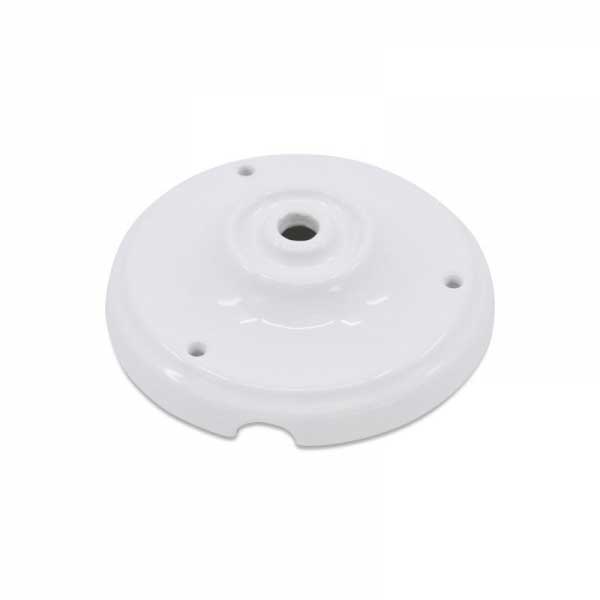 Florão de Teto Cerâmica Branco Florão de Teto Cerâmica Branco